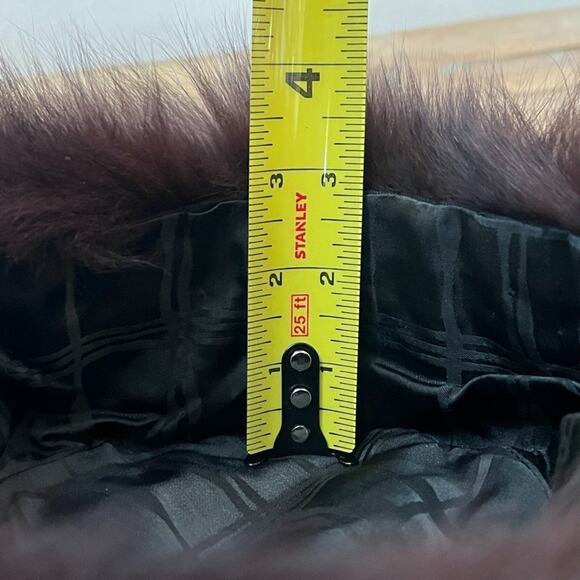 Vintage Women\'s Russian Style Brown & Black Real Fur Hat